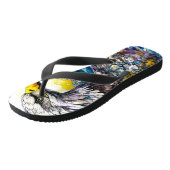 Wilderness Waterverf Forest Moon Eagle Teenslippers (Schuin)