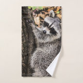 Wilderness Wild Raccoon Bad Handdoek (Handdoek)