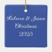 Wilderness Wild Wolf Keramisch Ornament (Achterkant)