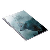 Wilderness Wolf & Eco Gedicht Notitieboek (Rechterzijde)