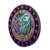 Wilderness Wolf huilt onder volle maan Dartbord (Voorkant Rechts)