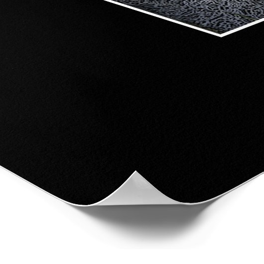 WILDERNESS WOLF-Poster met gedicht Poster (Hoek)