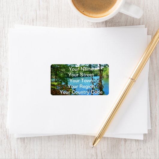 Wilderness Wooded Lake Etiket (Insitu)