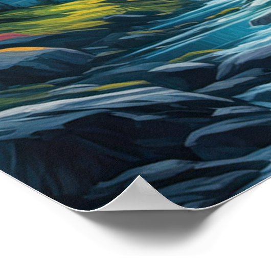 Wilderness's Palette, Avondgloed Poster (Hoek)