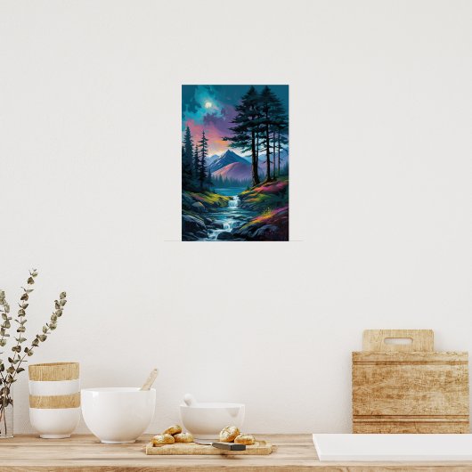 Wilderness's Palette, Avondgloed Poster (Keuken)