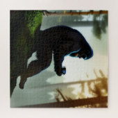 Wildernis Bos Bigfoot Ochtend Rustige Koffie Legpuzzel (Horizontaal)
