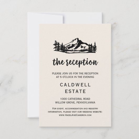 wildernis Buffalo Pset Reception Kaart (Voorkant)