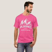 Wildernis en bergen Camping Outdoor Adventure T-shirt (Voorkant volledig)