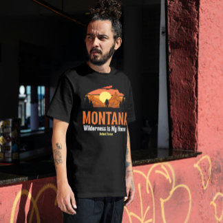 Wildernis is mijn thuis – Montana wortels | Natuur T-shirt