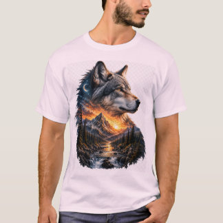 Wildernis Natuur Kunst T-shirt