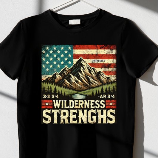 Wildernis Sterkte ons T-shirt