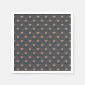 wildernis Sunset Mandala Art Deco Fans Servet (Voorkant)