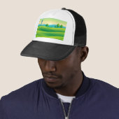 wildernisfluistering trucker pet (In situ)
