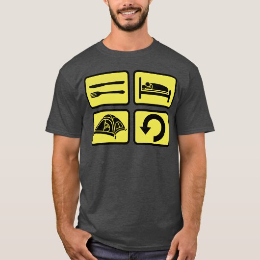 wilderniskampen dagelijkse herhaling jongen t-shirt (Voorkant)