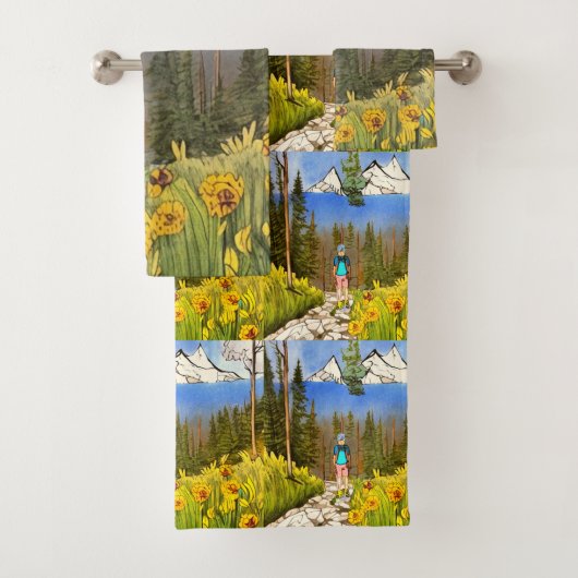 wilderniswandeling bad handdoek (Insitu)