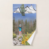 wilderniswandeling bad handdoek (Handdoek)