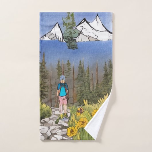 wilderniswandeling bad handdoek (Handdoek)