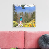 wilderniswandeling canvas afdruk (Insitu (Woonkamer))