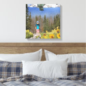 wilderniswandeling canvas afdruk (Insitu (Slaapkamer))