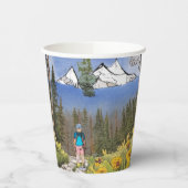 wilderniswandeling papieren bekers (Links)