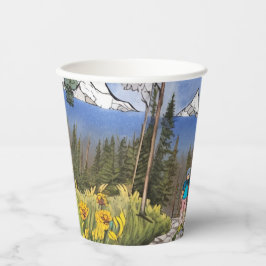 wilderniswandeling papieren bekers