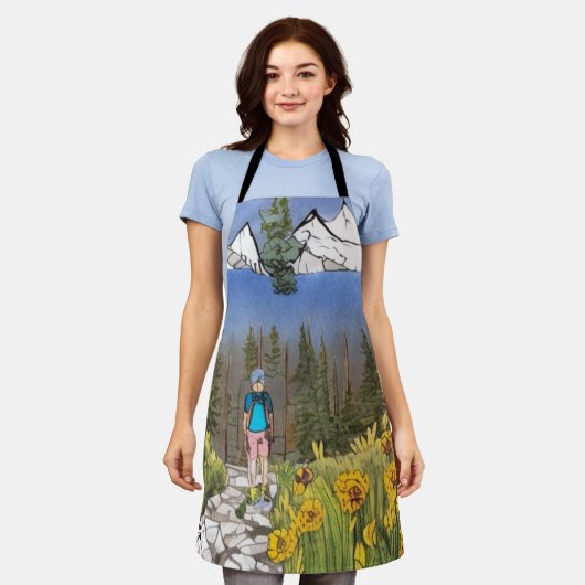 wilderniswandeling schort (Gedragen)