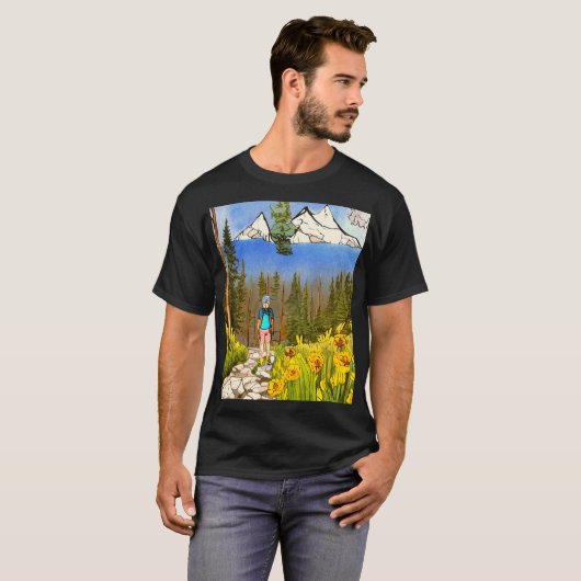 wilderniswandeling t-shirt (Voorkant volledig)
