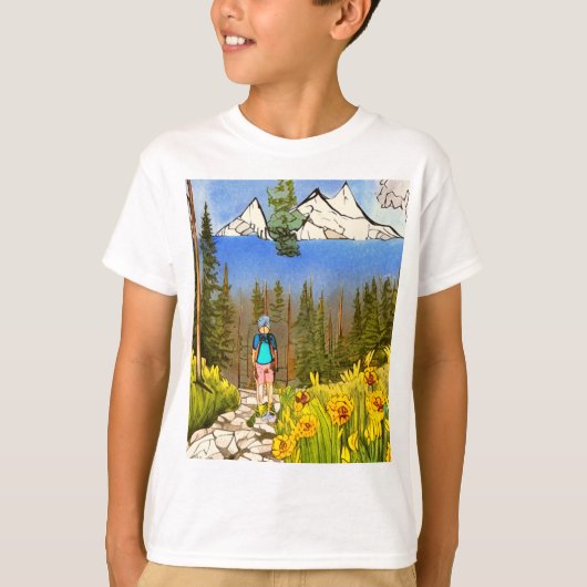 wilderniswandeling t-shirt (Voorkant)