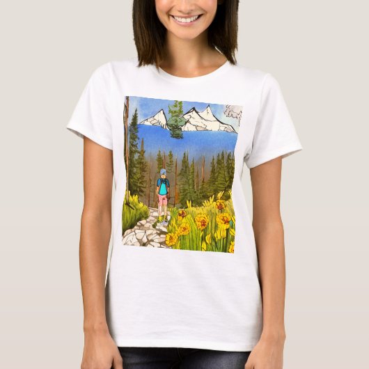 wilderniswandeling t-shirt (Voorkant)