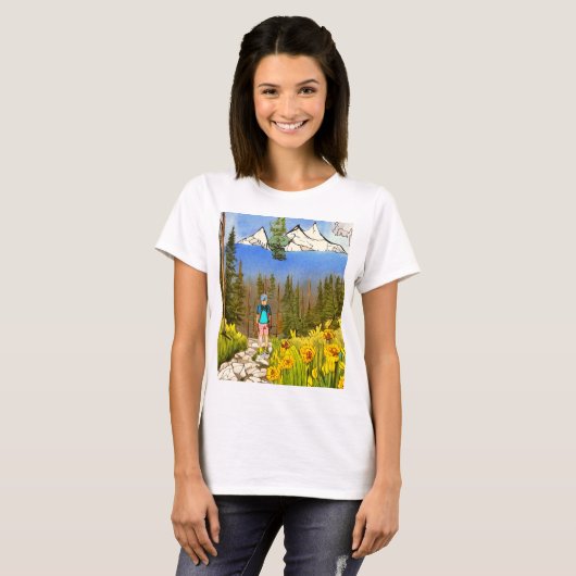 wilderniswandeling t-shirt (Voorkant volledig)
