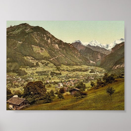 Wilderswil, Schynige Platte, met Mount Ei Poster (Voorkant)