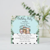 Wildest Dreams Safari Adventure Verjaardagsfeest Kaart (Staand voorkant)