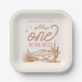 Wildest One in de West Party Borden Papieren Bordje (Voorkant)