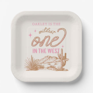 Wildest One in de West Party Borden Papieren Bordje
