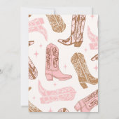 Wildest One in the West First Birthday Invitation Kaart (Achterkant)