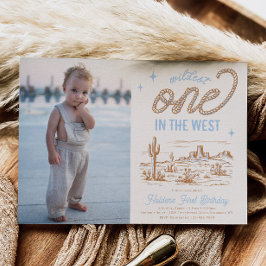 Wildest One in the West Uitnodiging