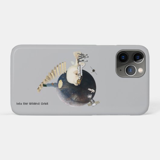 Wildest Orbit  Collage Art over telefoonkwestie Case-Mate iPhone Case (Achterkant (horizontaal))