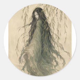 Wildewilg Geest Vrouw Verschijning Sticker