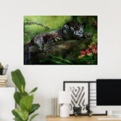 WildEyes-panther Art Poster/Print Poster (Thuiskantoor)
