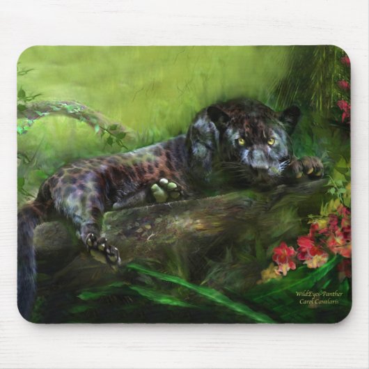 WildEyes-Panther Mousepad Muismat (Voorkant)