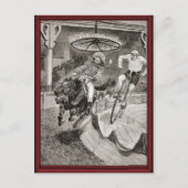  wildfietsenrace briefkaart (Voorkant)