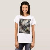 Wildfire Aftermath Artistiek Vrouwen T-shirt (Voorkant volledig)