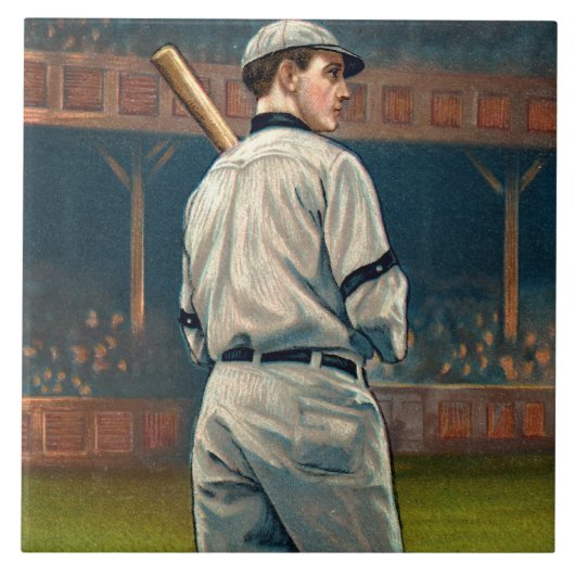 Wildfire Schulte, Chicago Cubs, 1911 Tegeltje (Voorkant)