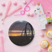 Wildfire Sunset Papieren Bordje (Feest)