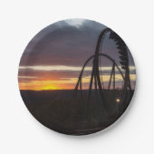 Wildfire Sunset Papieren Bordje (Voorkant)