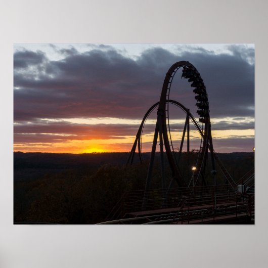 Wildfire Sunset Poster (Voorkant)