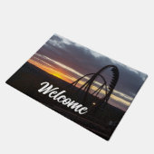 Wildfire Sunset Welcome Doormat Deurmat (Schuin)