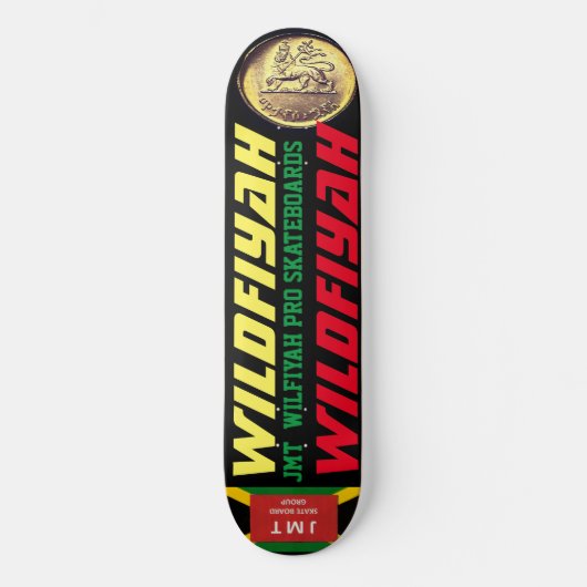 WILDFIYAH JMT OFFICIEEL (C) 8 1/4" Skateboard Deck (Voorkant)