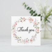 WildFloral bloemen Bedankkaart (Staand voorkant)