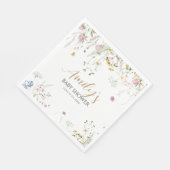 Wildfloral Girls Baby shower Servet (Hoek)